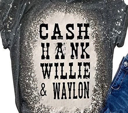 Cash, Hank, Willie, and Waylon Shirt